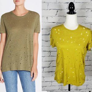 Iro Clay Distressed Linen Sweater